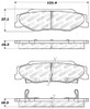 StopTech Street Touring 04-08 Cadillac XLR/XLR-V Rear Brake Pads