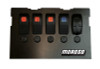 Moroso 99-04 Mazda Miata NB Radio Pocket Block Off Plate With Switches