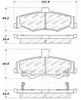 StopTech Street Touring Brake Pads sto308.07500