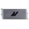 Mishimoto Heavy-Duty Oil Cooler - 17" Opposite-Side Outlets - Silver