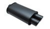 Vibrant 1148 StreetPower BLACK Oval Muffler with Dual 3in Outlets - 2.5in inlet