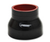 Vibrant 4 Ply Reducer Couper 4.0in ID x 3.50in ID x 4.50in Long - Black