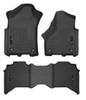 Husky Liners 19-21 Ram 2500/3500 Crew Cab Weatherbeater Black Front & 2nd Seat Floor Liners