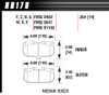 Street Brake Pads Front Nissan 300ZX HP Plus