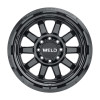 Weld W168 20X9 Stealth 8X165.1 ET00 BS5.00 Gloss Black 125.1
