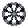 Weld W125 20X10 Granada Eight 8X170 ET-18 BS4.75 Gloss Black MIL 125.1