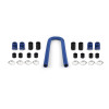 Mishimoto Universal Flexible Radiator 48in Hose Kit - Blue