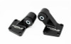 Torque Solution Billet Rear Differential Mounts 03-06 Mitsubishi EVO VII-IX - Black