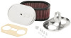 K&N Custom Oval Red Race Filter 7in L x 4-1/2in W 3-1/4in H