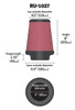 K&N Universal Clamp-On Air Filter 4in FLG / 6-1/2in B / 4-1/2in T / 8in H