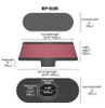 K&N Air Filter with Carbon Fiber Top and Base