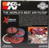 K&N X-Stream Top Filter X-Stream 14in OD - Blue