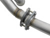 aFe POWER Twisted Steel Y-Pipe w/ Loop Relocation Pipe 12-18 Jeep Wrangler (JK) V6 3.6L