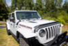 AVS 2018-2019 Jeep Wrangler (JL) Aeroskin Low Profile Hood Shield w/ Lights - Black