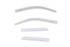 AVS 16-18 GMC Sierra 1500 Ext. Cab Low Profile Color Match Ventvisors 4pc - White Frost Tricoat