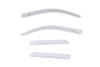 AVS 16-18 GMC Sierra 1500 Ext. Cab Low Profile Color Match Ventvisors 4pc - White Frost Tricoat