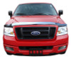 AVS 06-08 Lincoln Mark LT High Profile Hood Shield - Chrome
