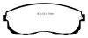 EBC 99-01 Infiniti G20 2.0 Yellowstuff Front Brake Pads