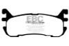 EBC 97-02 Ford Escort 2.0 Redstuff Rear Brake Pads