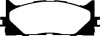 EBC 13+ Lexus ES300h 2.5 Hybrid Redstuff Front Brake Pads