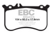 EBC 10-11 Mercedes-Benz CL550 5.5 AMG Sport Pkg Yellowstuff Front Brake Pads
