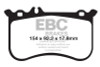 EBC 10-11 Mercedes-Benz CL550 5.5 AMG Sport Pkg Yellowstuff Front Brake Pads