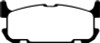 EBC 04-05 Mazda Miata MX5 1.8 (Sports Suspension) Yellowstuff Rear Brake Pads