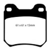 EBC 98 Saab 9-3 2.0 Turbo Yellowstuff Rear Brake Pads