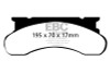 EBC 77-91 Ford Econoline E250 4.6 Yellowstuff Front Brake Pads