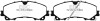 EBC 13+ Infiniti Q50 3.7 Greenstuff Front Brake Pads