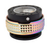NRG Quick Release Kit - Pyramid Edition - Black Body / Neochrome Pyramid Ring