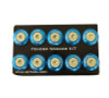 NRG Fender Washer Kit w/Rivets For Plastic (Blue) - Set of 10