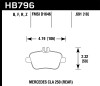 Hawk 14-17 Mercedes-Benz CLA 250 HPS 5.0 Rear Brake Pads