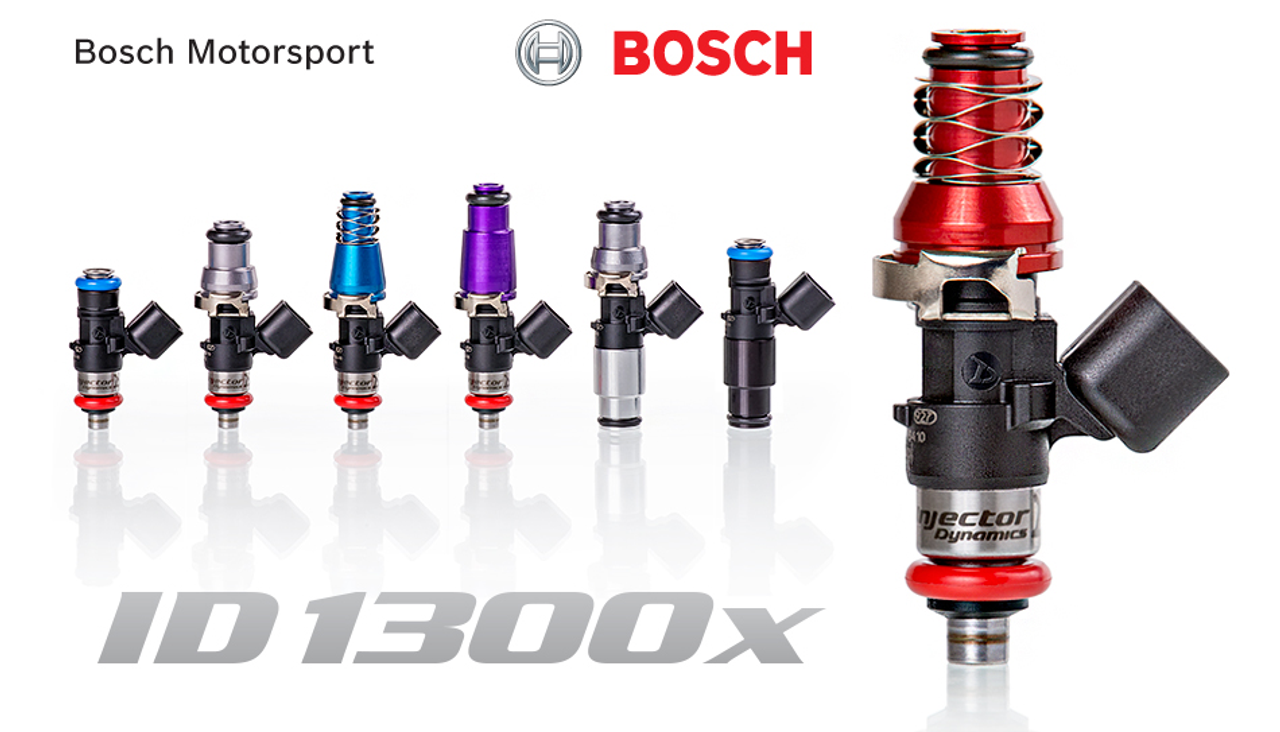 Injector Dynamics 1300cc Injectors-48mm Length-14mm Grey Top-8mm L O-Ring (For WRX SFC Rail) (4)