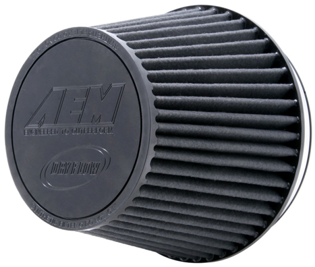 AEM DryFlow Air Filter 7.5in Base OD / 5.125in Top OD / 6in Flange ID / 6.125in Height
