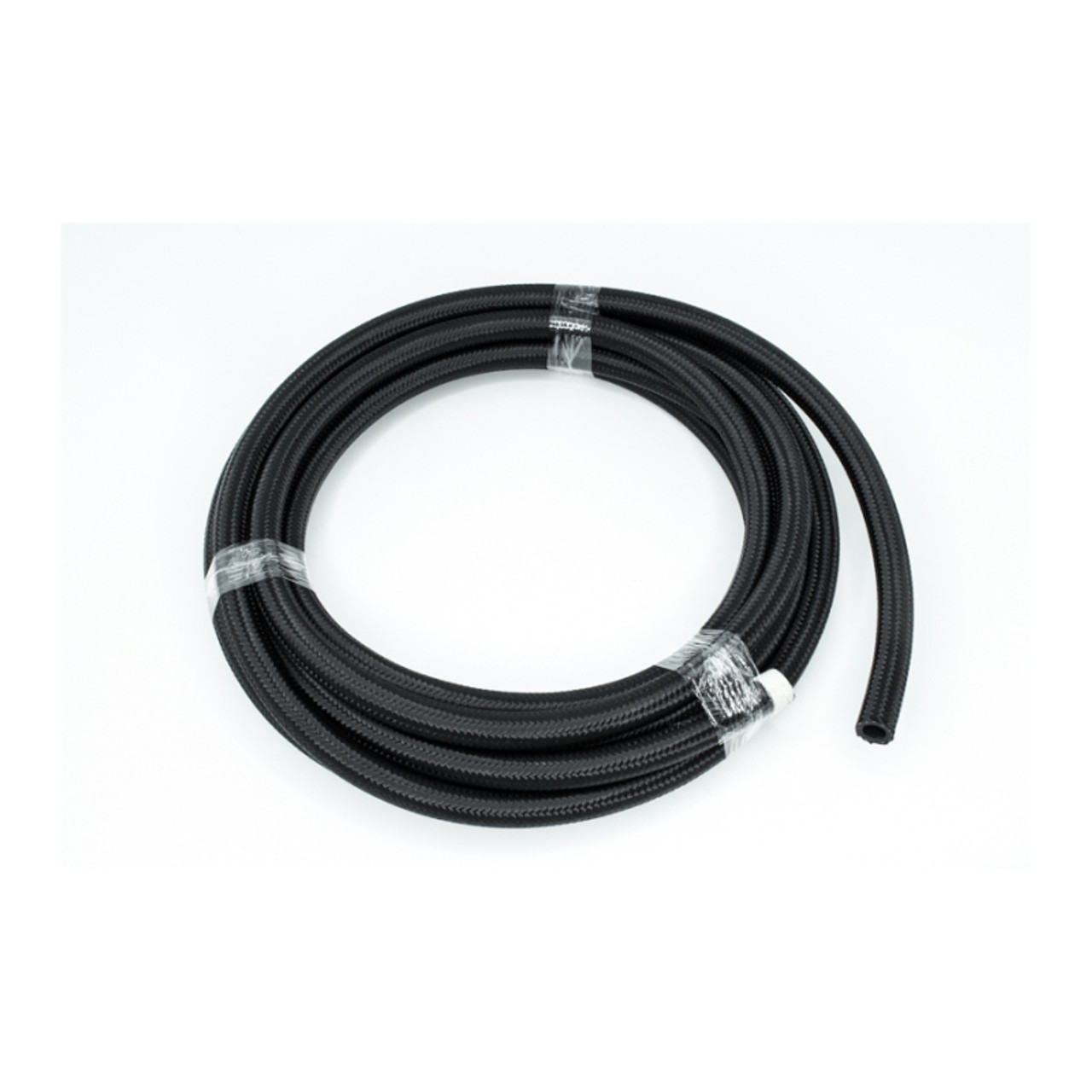 DeatschWerks 8AN Black Nylon Braided CPE Hose 20 Feet