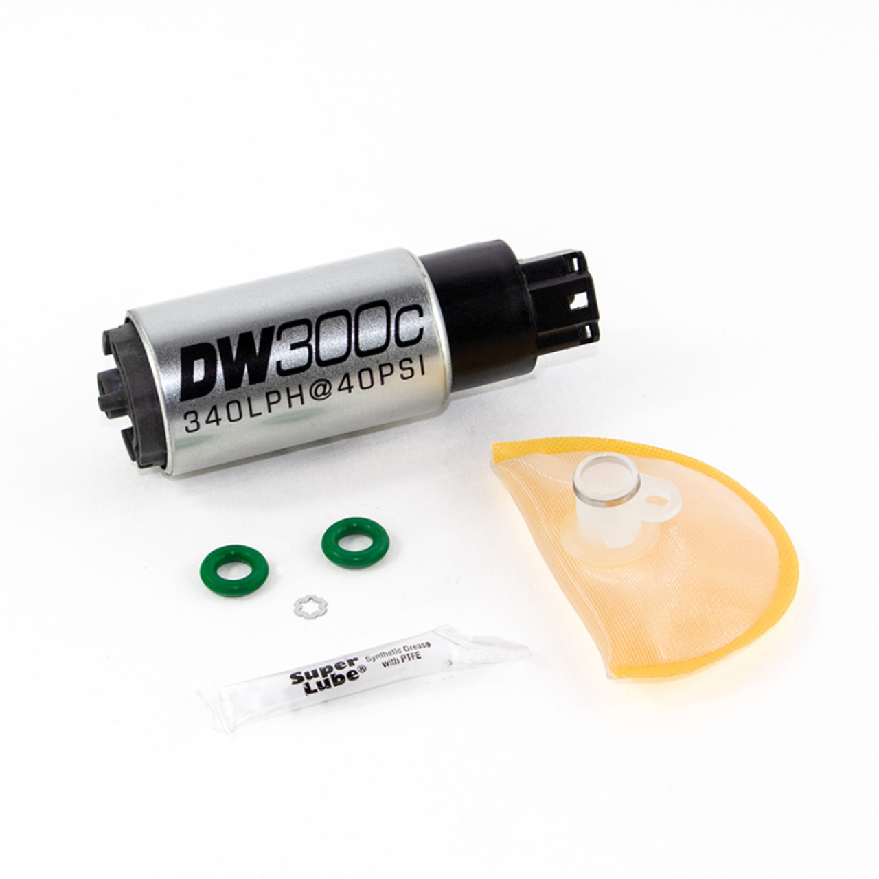 DeatschWerks 340lph DW300C Compact Fuel Pump w/ 06-11 Civic Set Up Kit (w/o Mounting Clips)