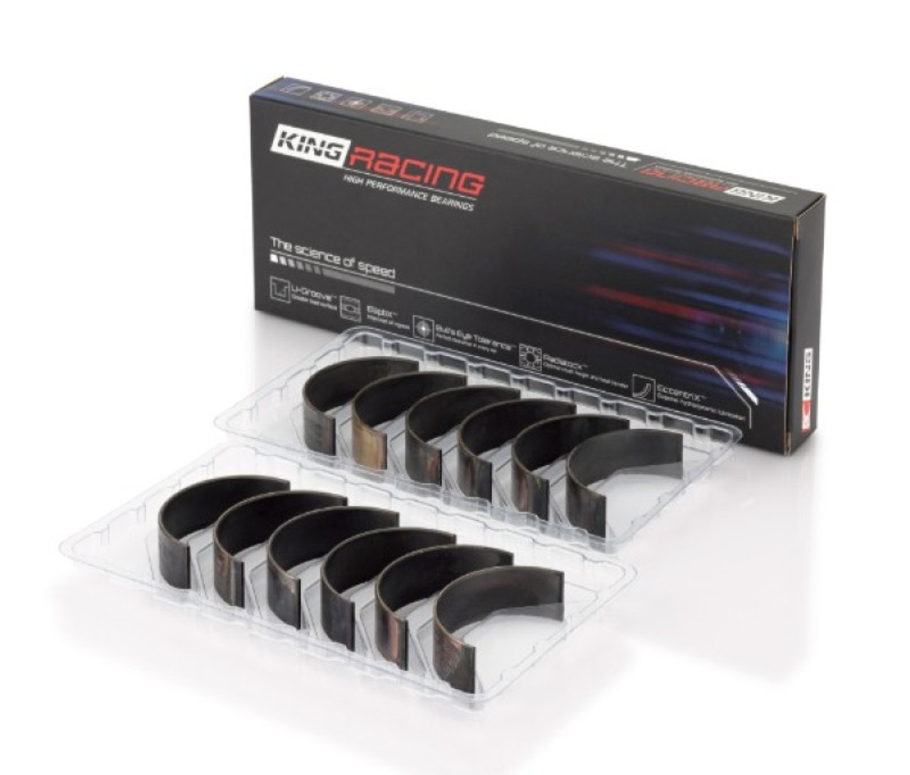 King Skoda BUD (Size STD) .001 Extra Clearance Performance Rod Bearing Set