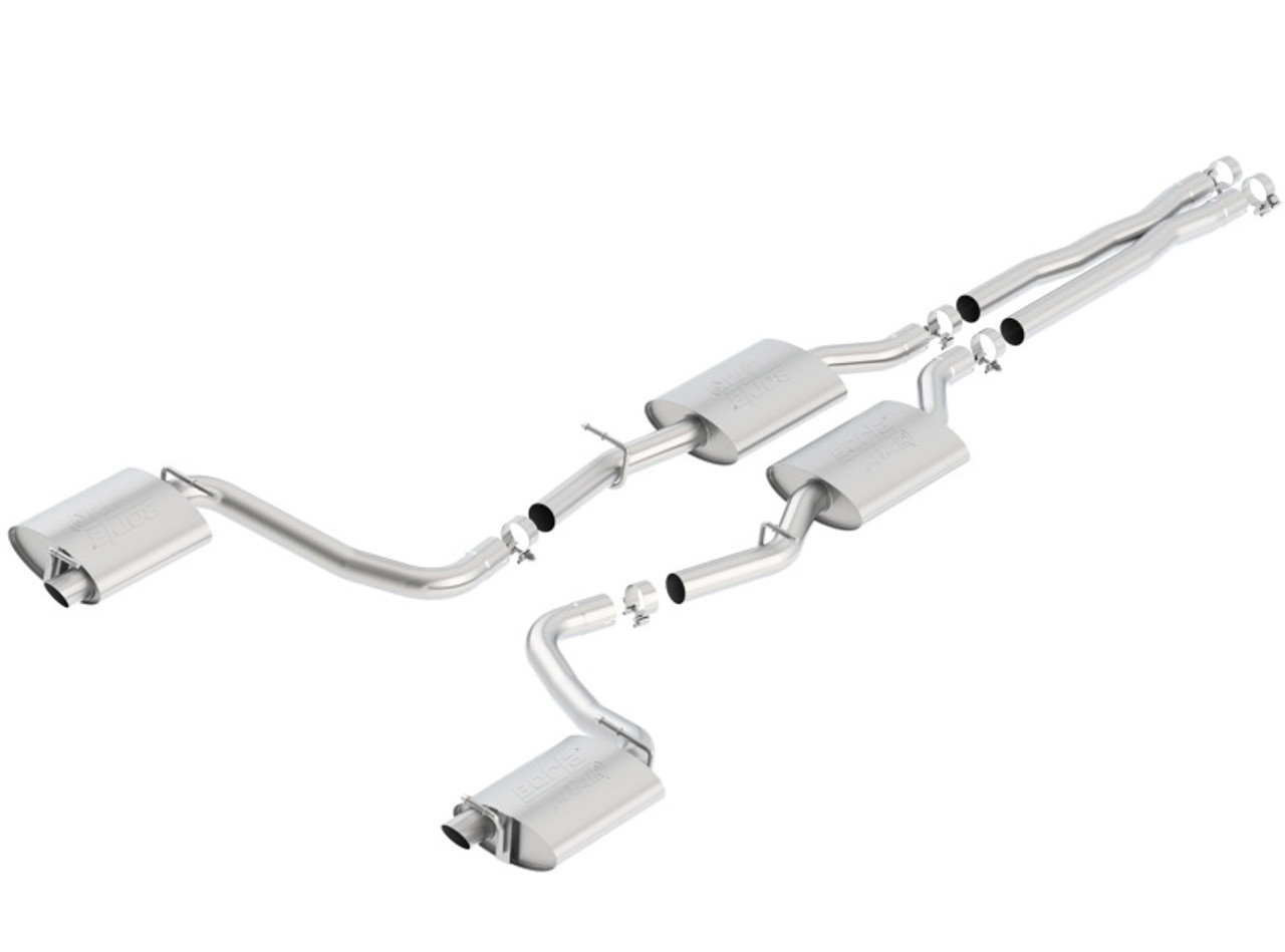 Borla 15-16 Dodge Charger R/T 5.7L No Tip Use Factory Valence Single Split Rear Exit ATAK Exhaust