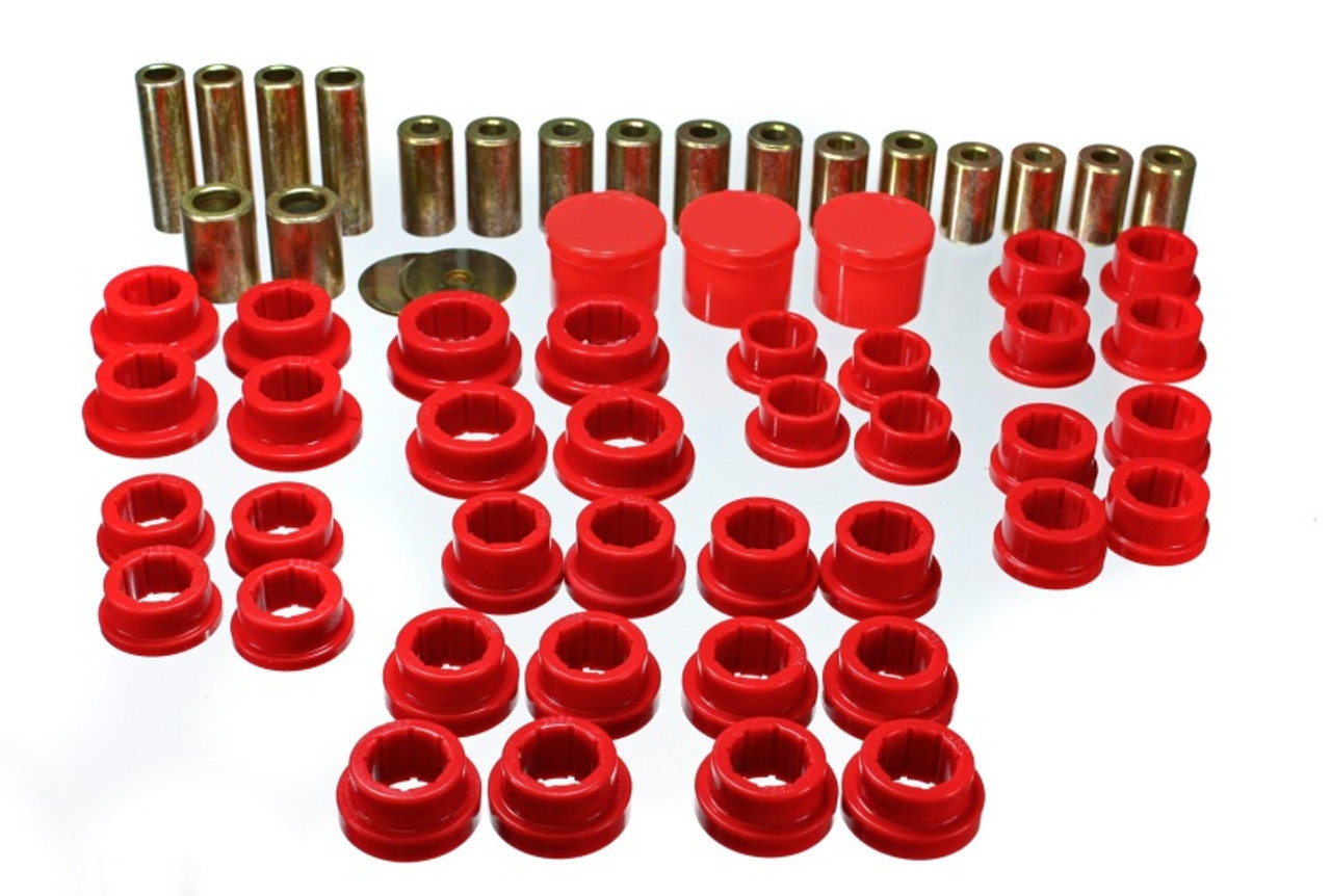 Energy Suspension 02-09 350Z / 03-07 Infinity G35 Coupe Red Rear Control Arm Bushing Set