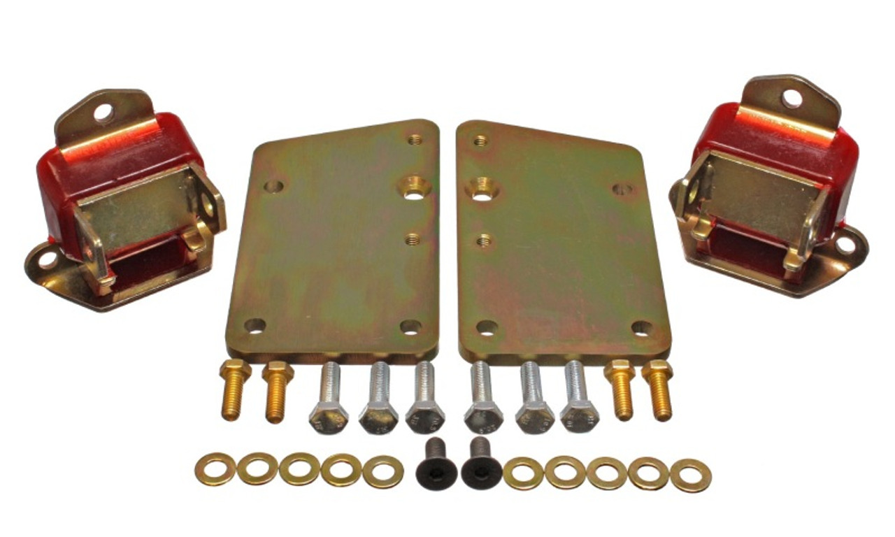 Energy Suspension Ls Conversion Mtr Mount Set  - Red