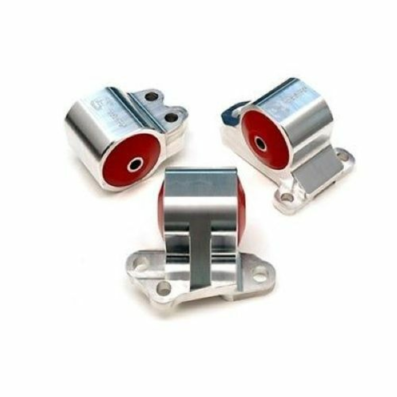 Innovative 92-95 Civic B/D Series Silver Aluminum Mounts 75A Bushings (3 Bolt)