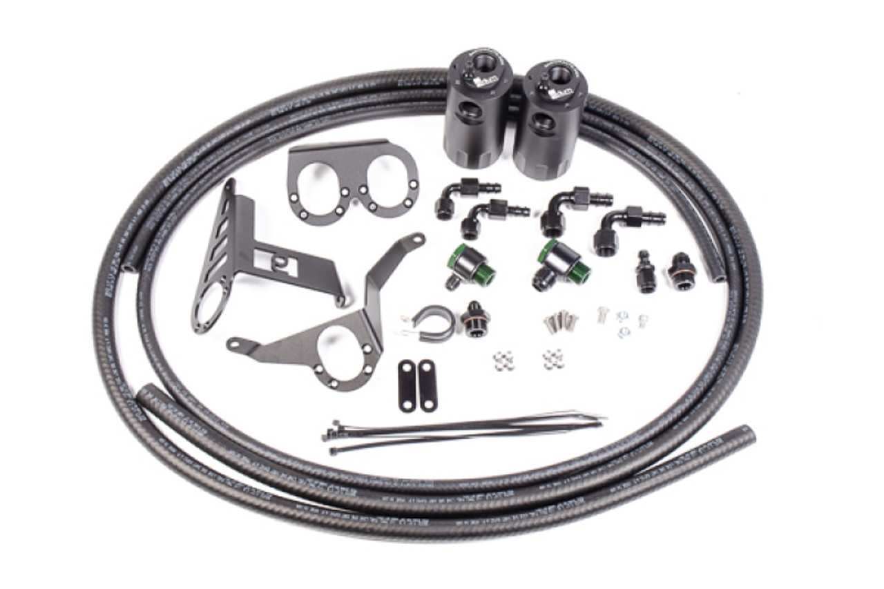 Radium Engineering Toyota Supra MKIV VTE Dual Catch Can Kit