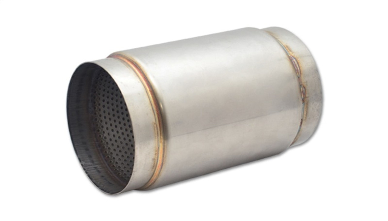Vibrant 1799 SS Race Muffler 5in inlet/outlet x 9in long