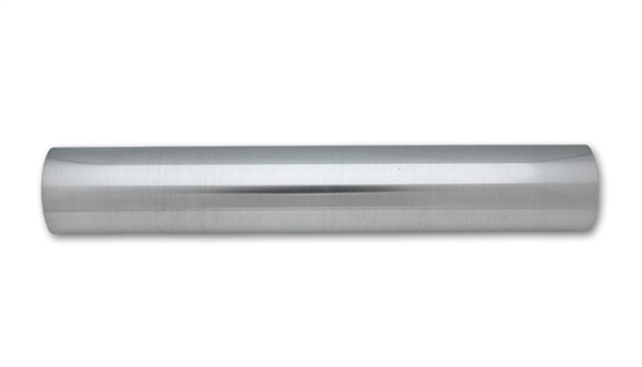 Vibrant 2888 2.25in O.D. Aluminum Tubing (18in long Straight Pipe) - Polish