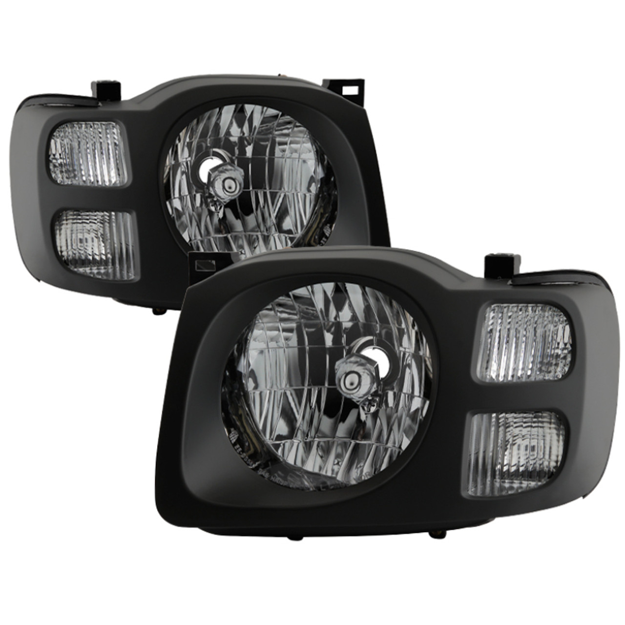 xTune Nissan Xterra 02-04 OEM Style Headlights - Black HD-JH-NXT02-BK