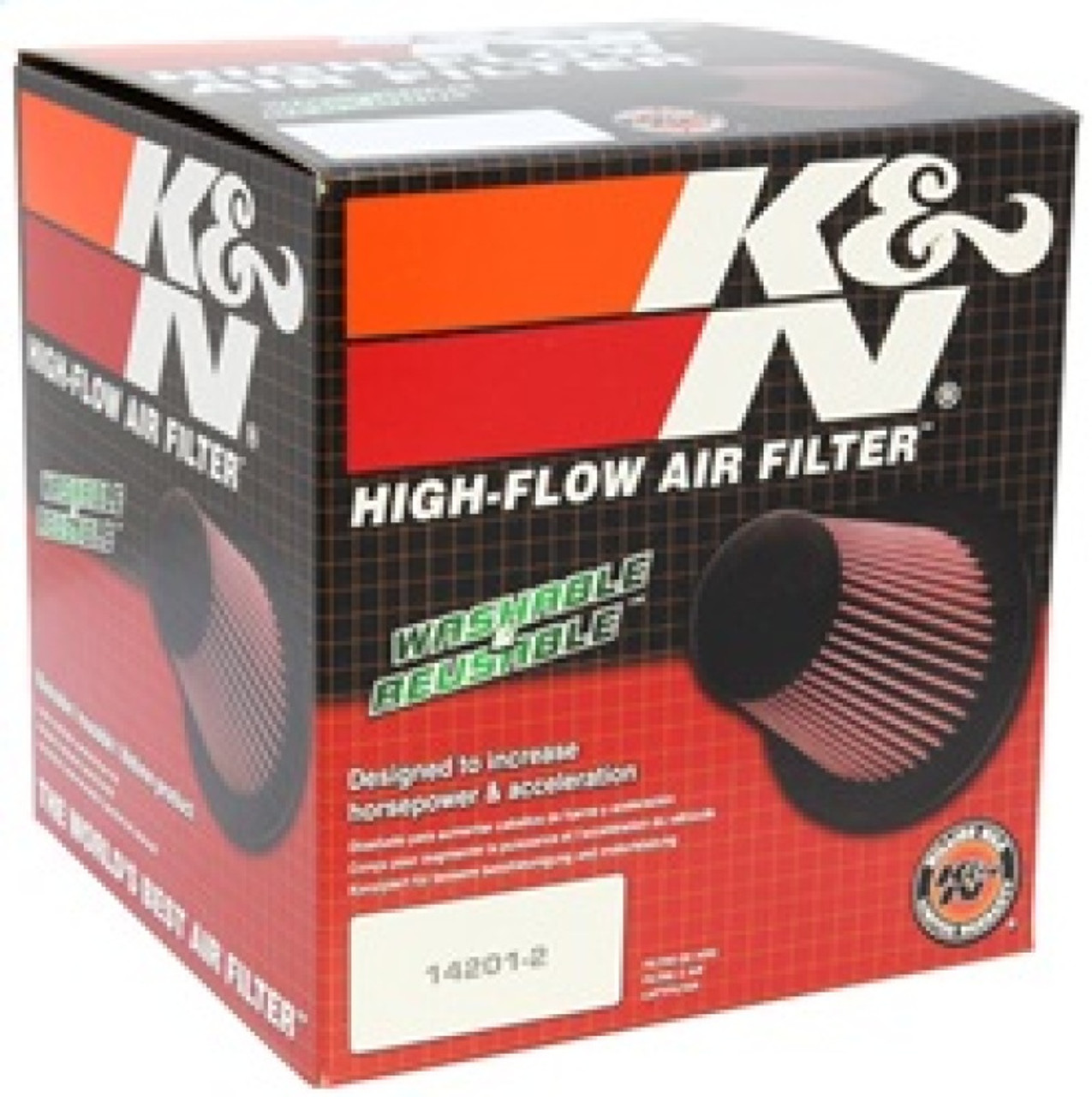 K&N - Universal Tapered Filter 6in Flange ID x 7.5in Base OD x 5in Top OD x 5in Height