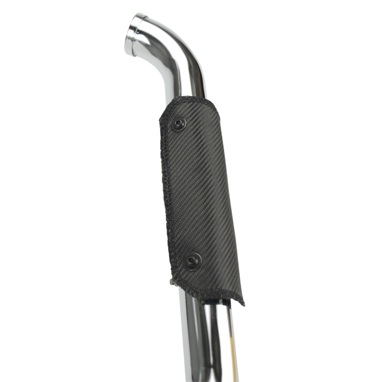 DEI Pipe Shield w/ Stainless Steel Clamps - 4in w x 8in - Onyx