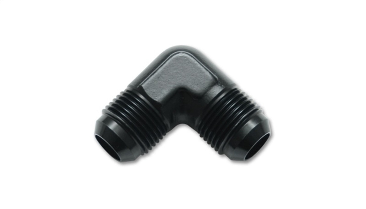Vibrant -16AN 90deg Flare Union Fitting - Aluminum