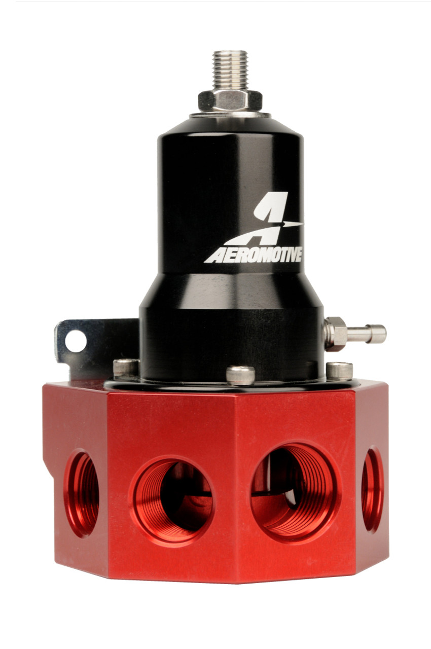 Aeromotive 13133 Regulator 30-120 PSI - 4x AN-08 and AN-10 inlets / AN-10 Bypass